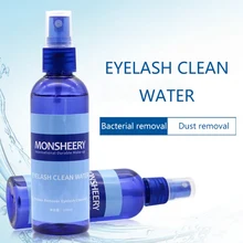 Накладные ресницы очищающие натуральные без стимуляции ресницы очищающие спрей прозрачные бактерии Макияж лица чистящие средства