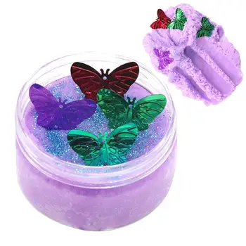 

Colorful Butterfly Brushed Slime Putty Soft Squishies Clay Education Kids Toy