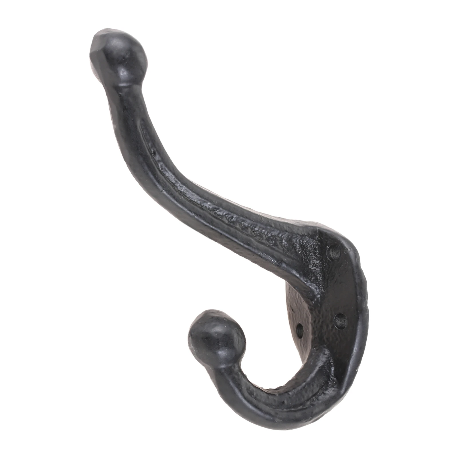 Ganchos de hierro fundido para colgar abrigos, bolsos, sombreros, toallas, negro, 105x69mm|Ganchos y rieles| - AliExpress