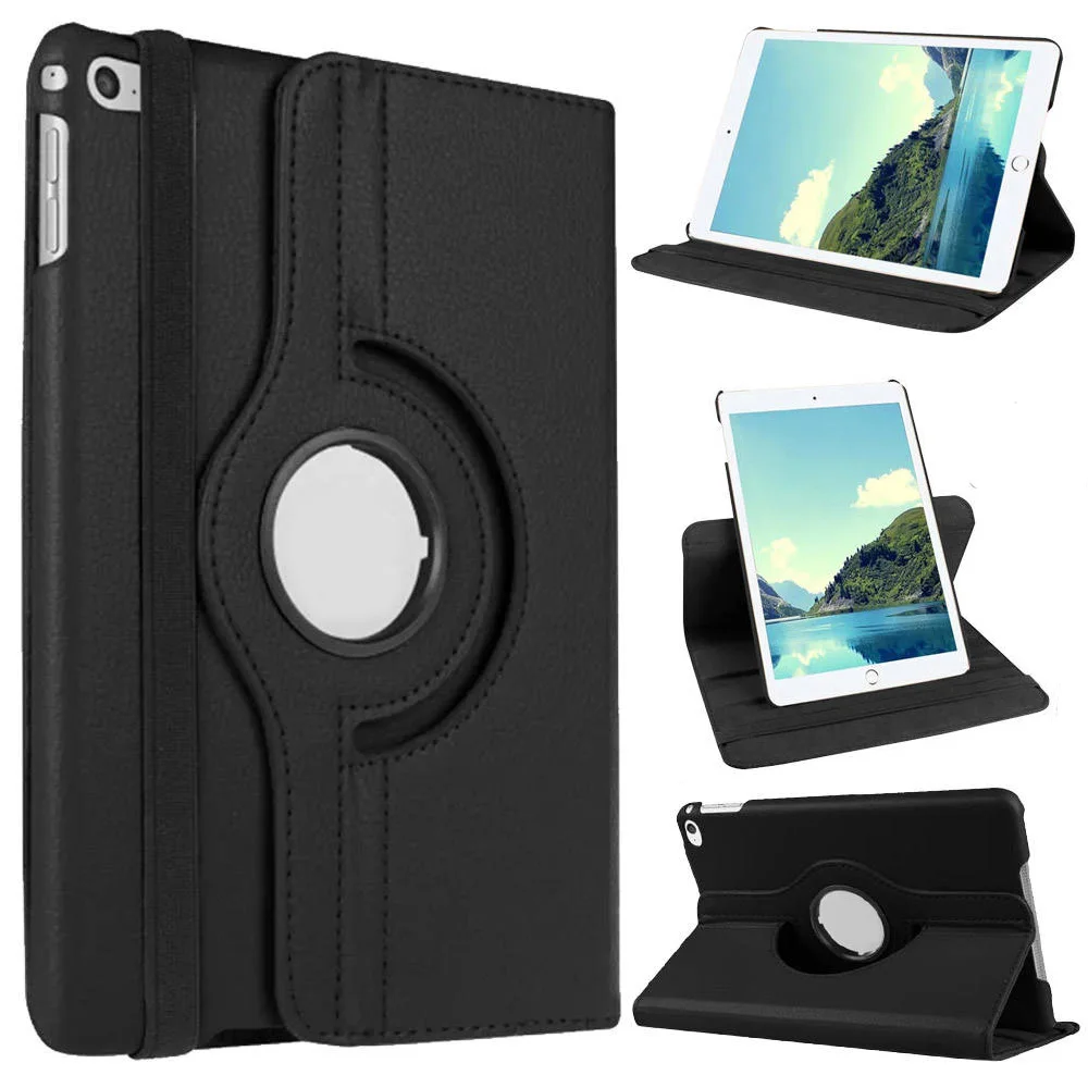 360 Rotating Case Stand Cover For iPad Mini 1 2 3 PU Leather Flip Case Smart Cover Auto Sleep Wake Tablet Case for iPad mini 1 2 3 (8)