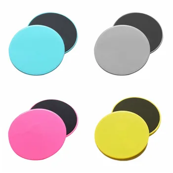 

2Pcs/Set Fitness Gliding Discs Double Sided Exercise Sliding Plate Sliders Yoga Abdominal Hip Shoulder Chest Back Core Training