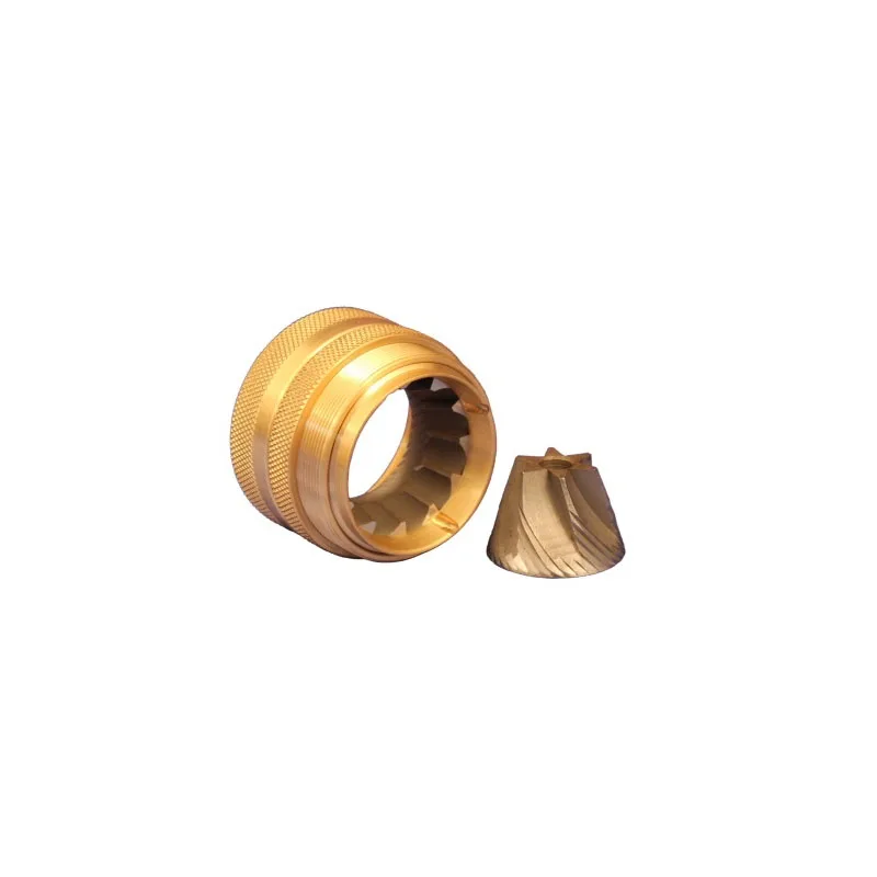  Mini Pure Copper Manual Coffee Mill Ultra-high Quality Machining Accuracy 0.01mm Handmade Coffee Be - 4000580949382
