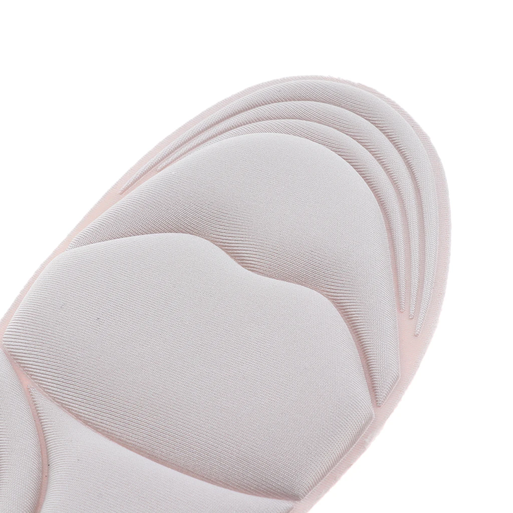 1 Pair Elastic Shoe Insoles Memory Foam Unisex Insole Running Sports Insert Breathable Orthotic Pad Sweat Absorption Pads 