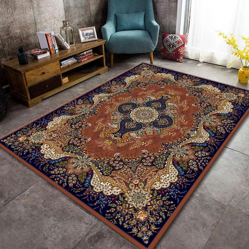 Fantasie bak humor Vintage Perzische Tapijt In De Woonkamer Slaapkamer Bohemen Turkse Marokko  Etnische Gebied Tapijten Non Slip Mandala Geometrische Deur Mat|Tapijt| -  AliExpress