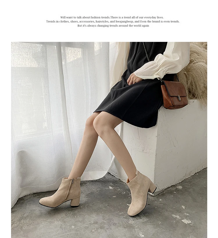 Bootee/женские резиновые сапоги г.; женская обувь; Роскошные Дизайнерские непромокаемые чулки на молнии и не сужающемся книзу массивном каблуке; Высокий каблук средней высоты