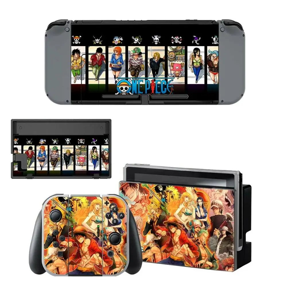 YSNS0479 Чехол для nintendo switch one piece Luffy shand Switch Stickers наклейка для консоли nintendo Switch Joy-con контроллер Dock Skins - Цвет: YSNS0479