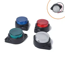 Поперечные изделия высочайшего качества трейлер автомобильные сигнальные фонари 6 бусин светодиодный Угловой фонарь многоцветный 24 В Высокая яркость ширина лампы W