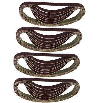 

10pcs Kit Abrasive Sanding Belt 60-800 Grits For Woodworking Polishing Grinding