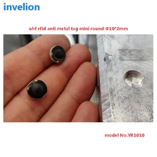 3 шт. образец микро круглый uhf rfid Метка на металле EPC Gen2 класс 1 пассивный impinj Monza 4QT epc gen2 для управления пресс-формы