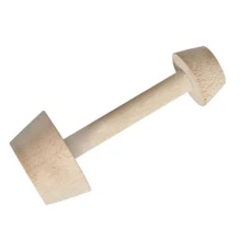 Деревянное яйцо Tart трамбовщик двухсторонний деревянный кондитерский толкатель DIY форма выпечки кухонное Деревянное яйцо трамбовщик