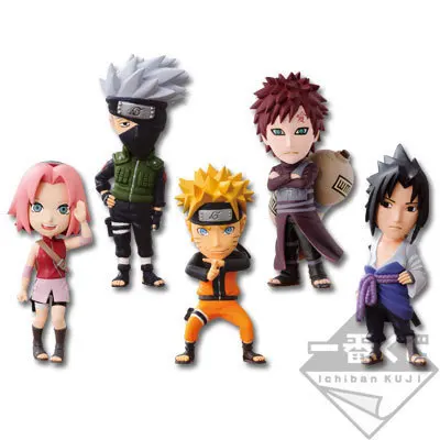 

Naruto WCF Uzumaki Naruto Sasuke Hatake Kakashi Cardcaptor Sakura Cute Capsule Toy Crane Machine Boxed Garage Kit