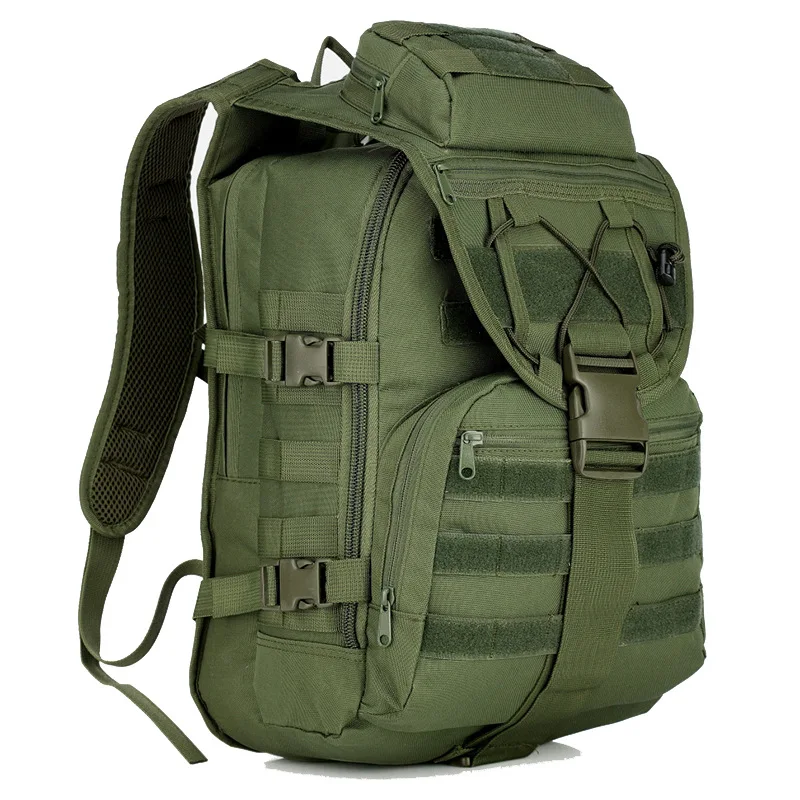 GREEN 35L 40L Открытый тактический рюкзак Военная армейская походная сумка для скалолазания, походная сумка, нейлоновая посылка, Штурмовой Рюкзак - Цвет: GREEN