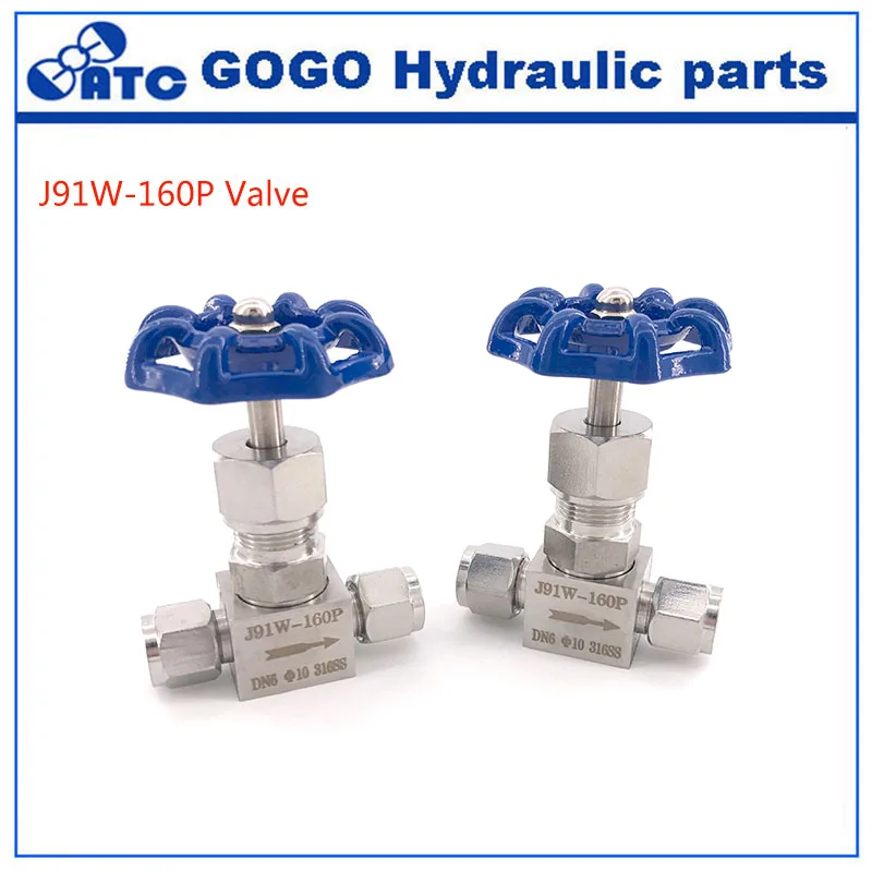 Нержавеющая сталь 304 316 J91W-160P игольчатый клапан DN6 DN10 DN15 DN20 DN25