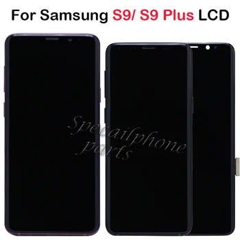 

OEM Super AMOLED Replacement S9 Display for Samsung S9+ Plus LCD Touch Screen Digitizer with Frame G960 G962 Display