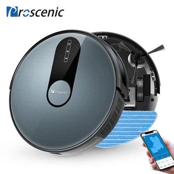 

Proscenic 820P 1800Pa Robot Vacuum Cleaner 3in1 Planned Route Washing Smart Robot with Wet Cleaning Carpet Cleaner for Home APP