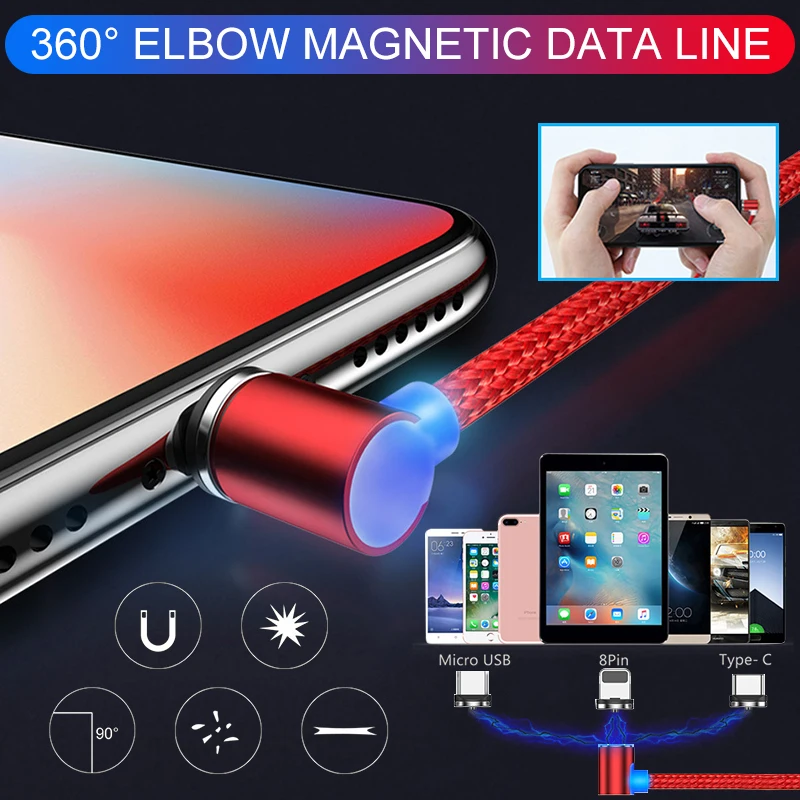 Магнитное зарядное устройство Micro USB кабель для samsung S9 8 Быстрая зарядка usb type C кабель зарядное устройство для зарядки данных кабель для мобильного телефона USB шнур