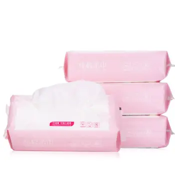 

80Pcs/Pack Net Weave Disposable Cotton Towel Washing Face Pad Removable Tissue Cosmetic Makeup Remover Tool Wet Dry Cloth Wipes