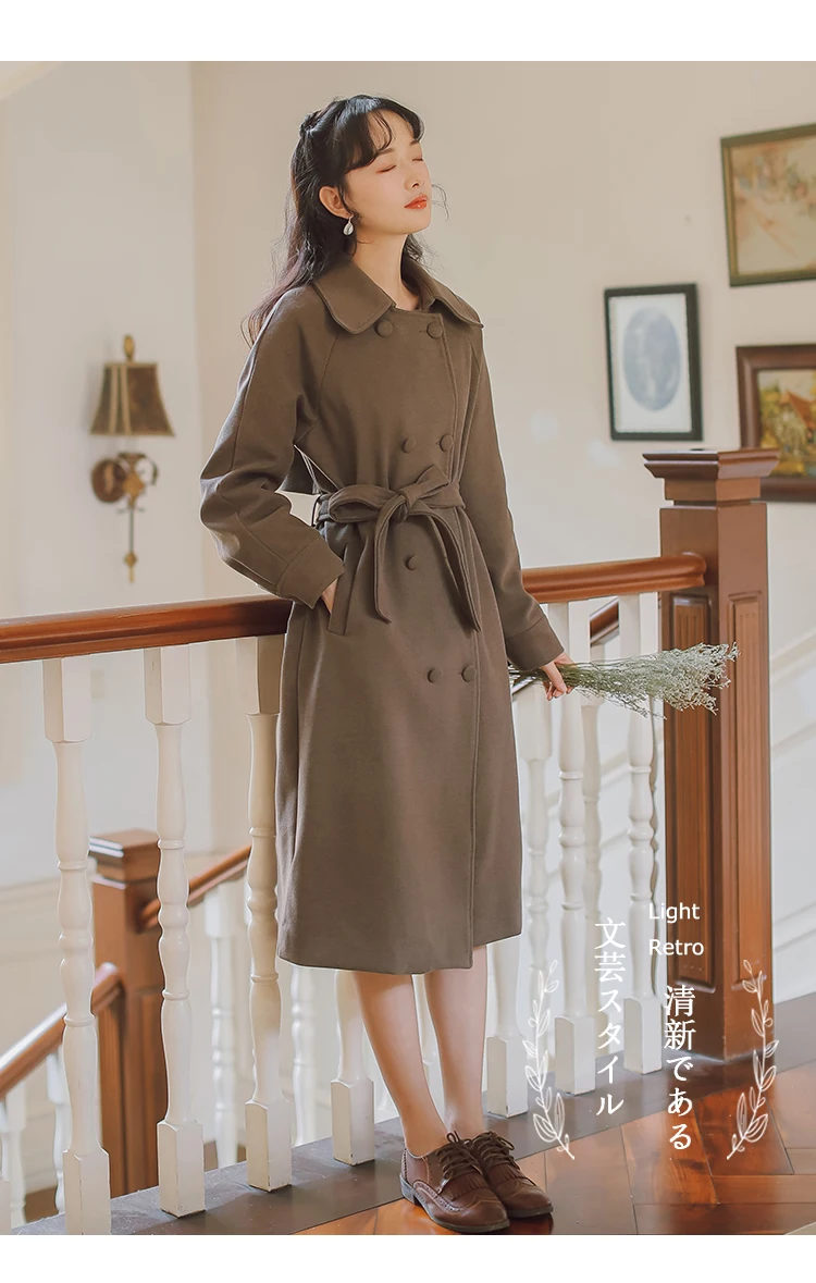 new fashion women's clothing Long sleeve wool coat coats and jackets women