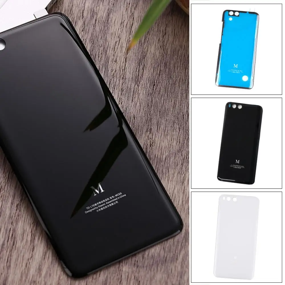 

A-Plus Ultra Thin Full Fit Original Improvement Back Glass Cover Replacement Tempered Glass Back Cover for Xiaomi MI6