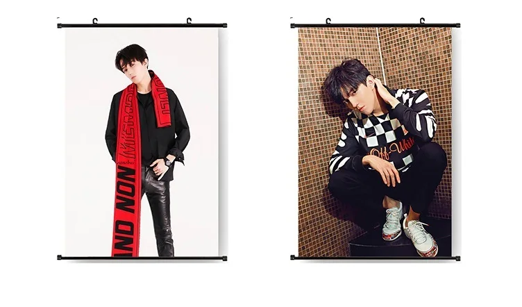 

2 PCS 60X40cm Dimash Kudaibergen Photos Pictures Wall Hanging Pictures Poster Male Art Music Singer Christmas New Year Gift