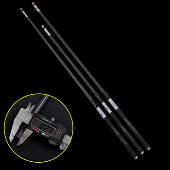 

Ultralight Hard 1.8m-3.6m Stream Hand Pole Carbon Fiber Telescopic Fishing Rods Fish Tackle Travel Carp Feeder Portable