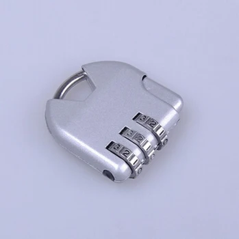 

ZLinKJ 1PCS 3-dial Combination Lock Luggage Travel Padlock Number Lock For Bag Handbag Suitcase Random Color Best Selling