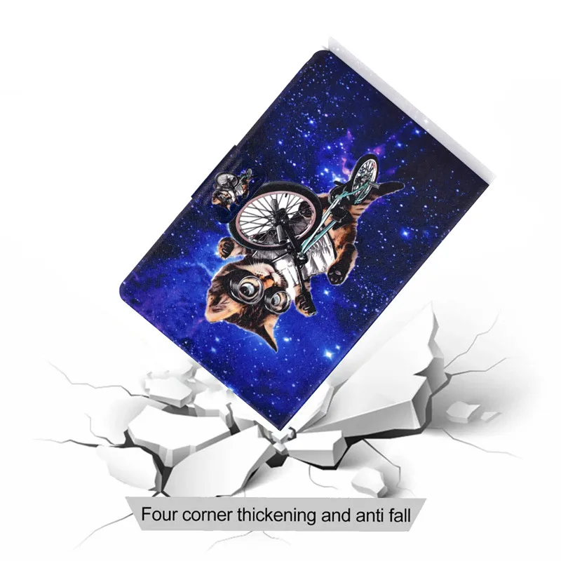 Cover For Coque Samsung Tab A6 10.1 T580 Cartoon Leather Fundas Case For Samsung Galaxy Tab A 6 10.1 T585 T580 Cover Cases