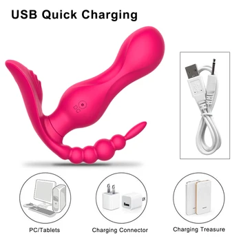 Wireless Vagina G Spot Vibrator for Women Anal Clitoris Stimulator Wearable Panties Dildo Vibrating Sex Toys for Adult Couples 6