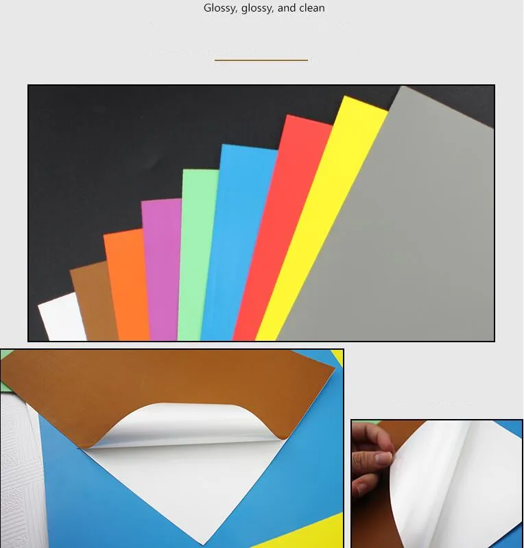 10pcs A4 Self-adhesive Colored Sticker for Laser Printing Waterproof Writing Paper School Office Supplies