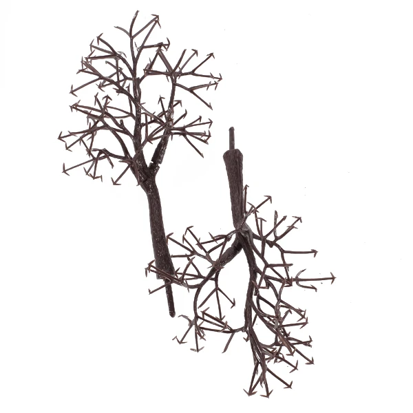 10pcs Bare Trunk Tree Branch Model For Train Park Scenery Layout HO Scale 1:75