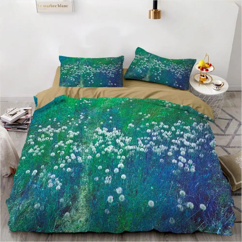 

Soft Microfiber Dandelion Duvet Cover Bedding Set Bedclothes Bedding Include Pillowcase Twin Full Queen King Size Home Textile