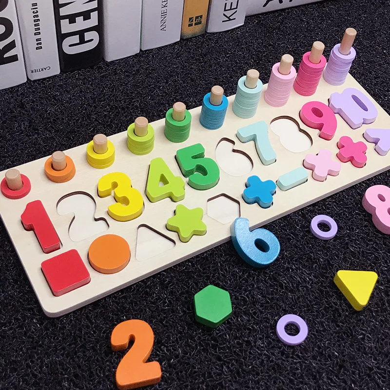 

Baby Young CHILDREN'S Building Blocks Toy 1-2 a Year of Age with Numbers Cognitive Baby 3-6-Year-Old Intelligence GIRL'S And BOY