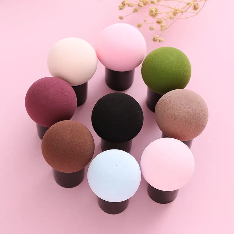 1 шт. Модный профессиональный спонж со скошенной ручкой для макияжа основы