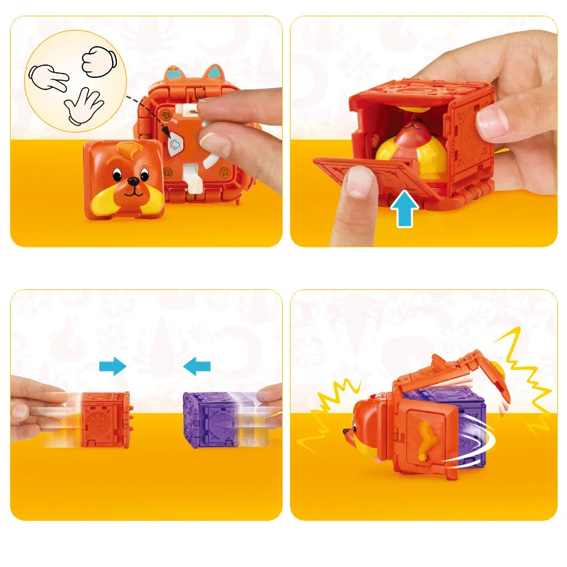 Kuroba Finger Guessing Game Deformation Educational Toys Rock-Paper-Scissors Battle Boy and Girl Family Party Toys cartoon toys