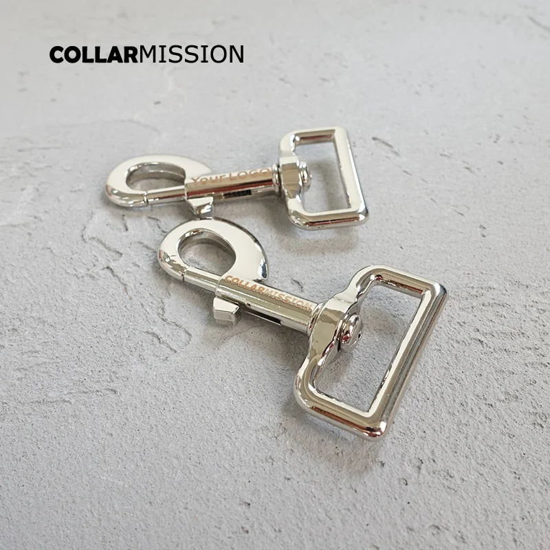 100pcs/lot DIY 30mm metal buckle for pet leash bag backpacks accessories We provide laser engraving service customize LOGO PK30Y
