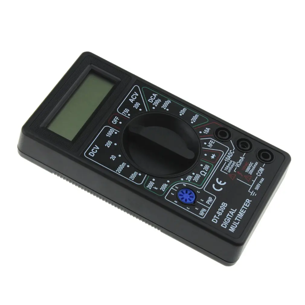 Карманный цифровой мультиметр DT-830B мини 1999 отсчетов AC/DC Ампер Вольт Ом тестер Амперметр Вольтметр мультиметр