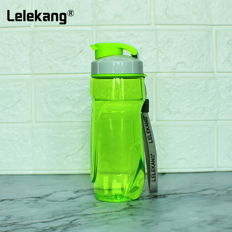 light green Бутылка Joy 500 мл воды детская спортивная бутылка с соломинкой напиток Тритан Bpa Бесплатный милый фильтр Дети ручка тренажерный зал пластик кемпинг Bebidas - Цвет: light green