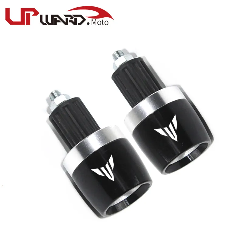 Universal Motorcycle Handlebar Grips with Slider Bar Ends - Enhanced Stability and Style