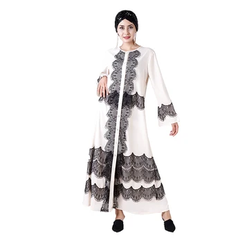 

Hijab Muslim Dress Women Dubai Abaya Kimono Cardigan Turkish Dresses Islam Caftan Marocain Kaftan Qatar Ramadan Islamic Clothing