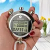 Metal Digital Timer Sports Stopwatch Water Resistant Memory Counter Antimagnetic Chronograph fashionable Waterproof Timer 6