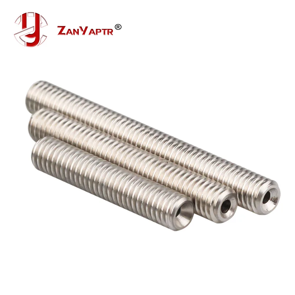 ExcLent 10Pcs M6X25 Extruder Accessory 1.75Mm Thread Nozzle Throat with Teflon for 3D Printer 