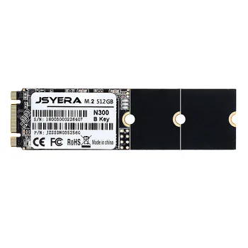 

JSYERA 512GB NGFF M.2 SSD 2280 M.2 B Key Interface SATA Protocol Solid State Drive, Suitable for Desktop / Laptop