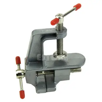

Durable 3.5" Aluminum Mini Jewelers Hobby Clamp On Table Bench Vise Vice Tool