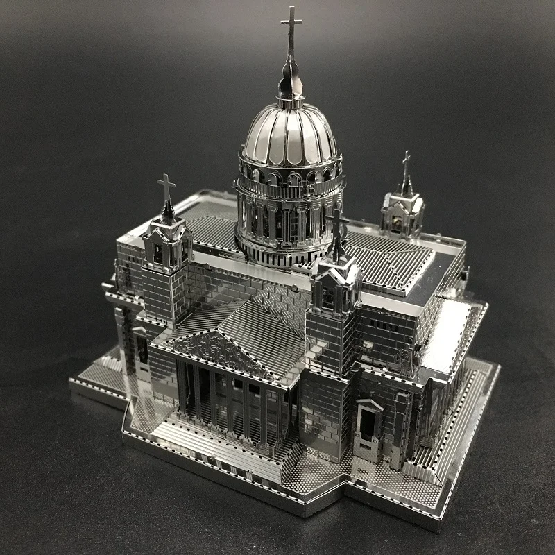 Модель MMZ NANYUAN 3D металлическая модель комплект Issakiv собор Сборная DIY лазерная