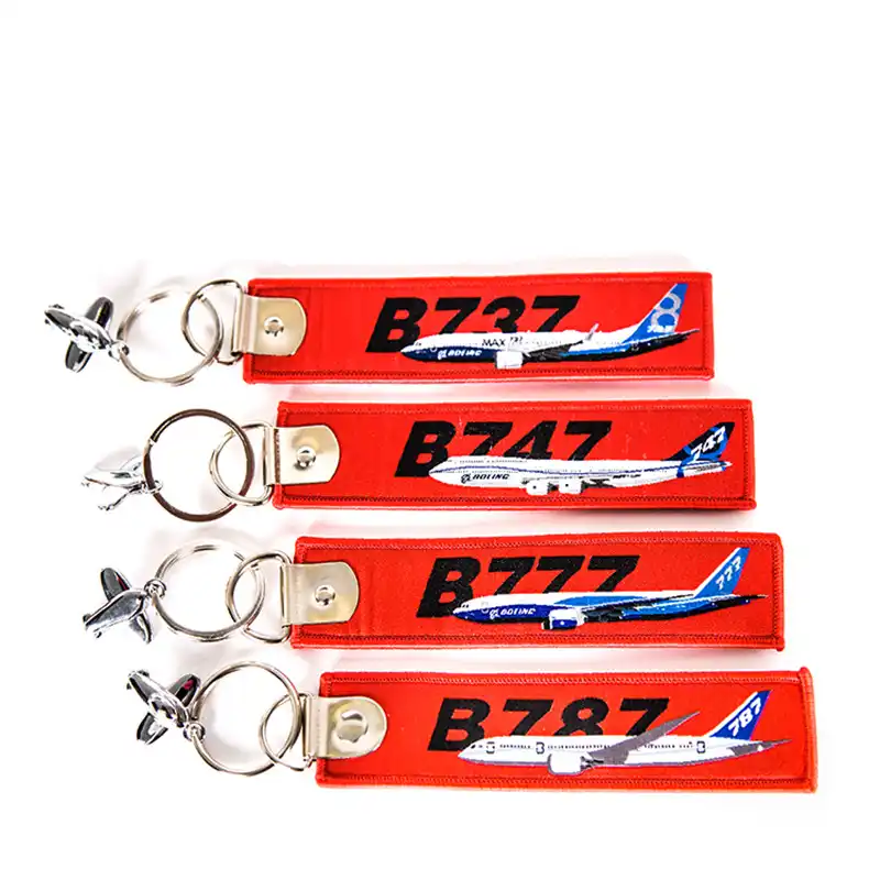 A320 / A330 / A340 / A350 / A380 Airbus Keychain Key Ring Tag Tail Plane Shape Gift for Pilot