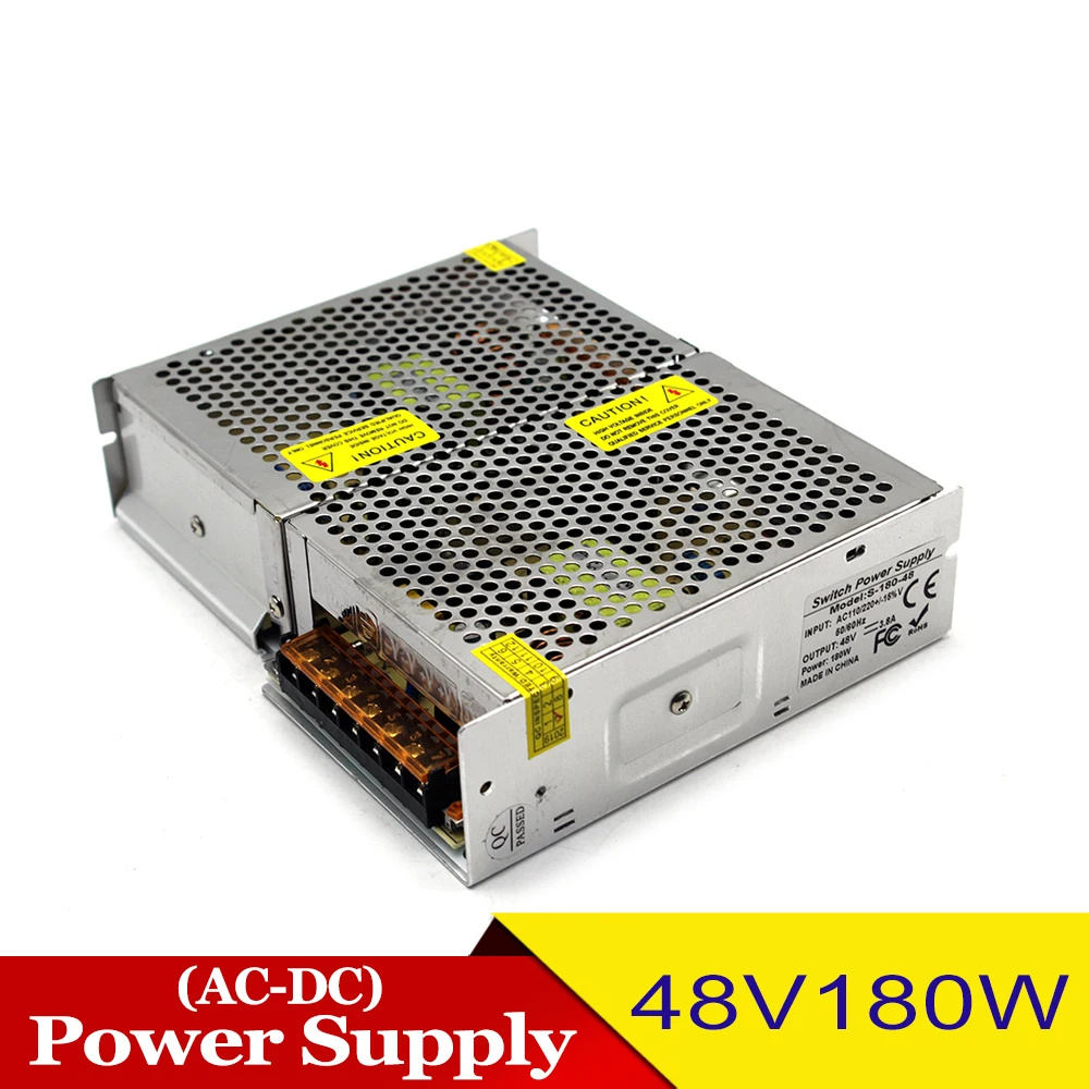 Переменный 180 Вт 48 В DC выключатель питания Трансформаторы 110 220 AC DC48V SMPS для