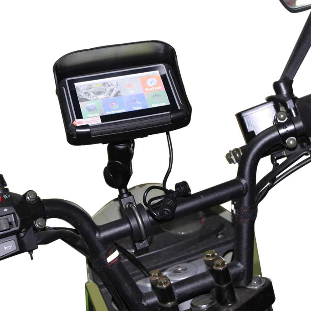 US $91.63 Karadar MT4302 Motorcycle GPS Moto Navigator IPX7 Waterproof Free Map Update WinCE60 System 43 Inch Touchscreen