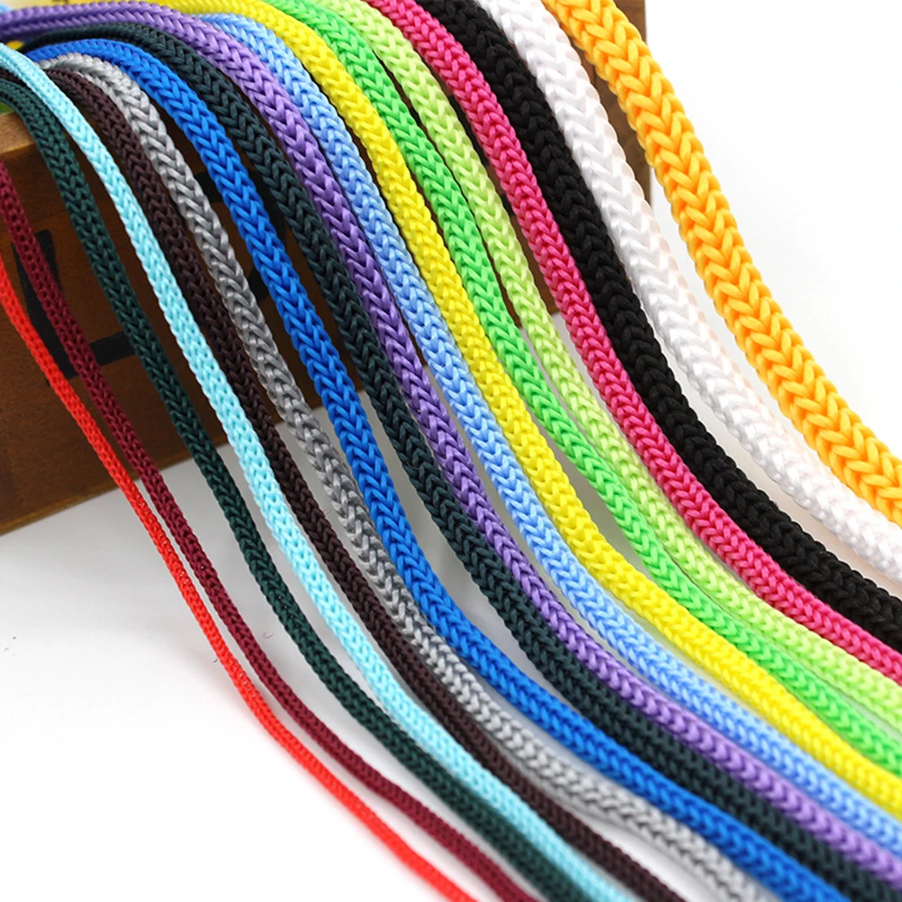 10meter(10.9 yd.) 3mm Polypropylene Rope Cords Braided String for bag hanging sport drawstring Handmade Accessories | Дом и сад