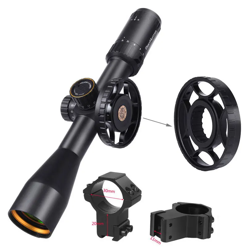 Walther FT4-16 16x56 ライフルスコープ UTG 4-16X56 30mm Bubble Leveler Scope, IE® Mil-dot Reticle
