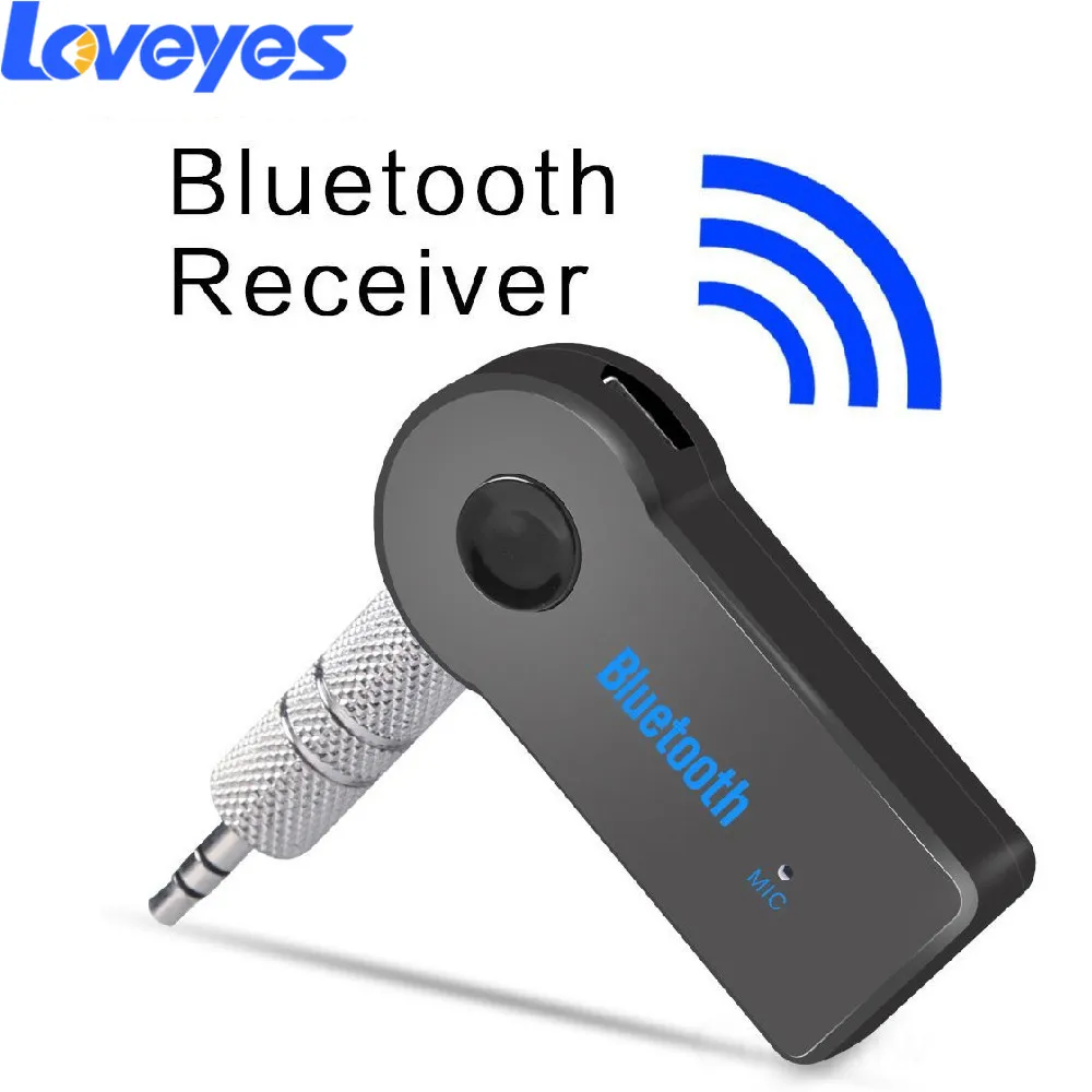 3 5 мм аудио беспроводной громкой связи Черный Автомобильный Bluetooth адаптер AUX